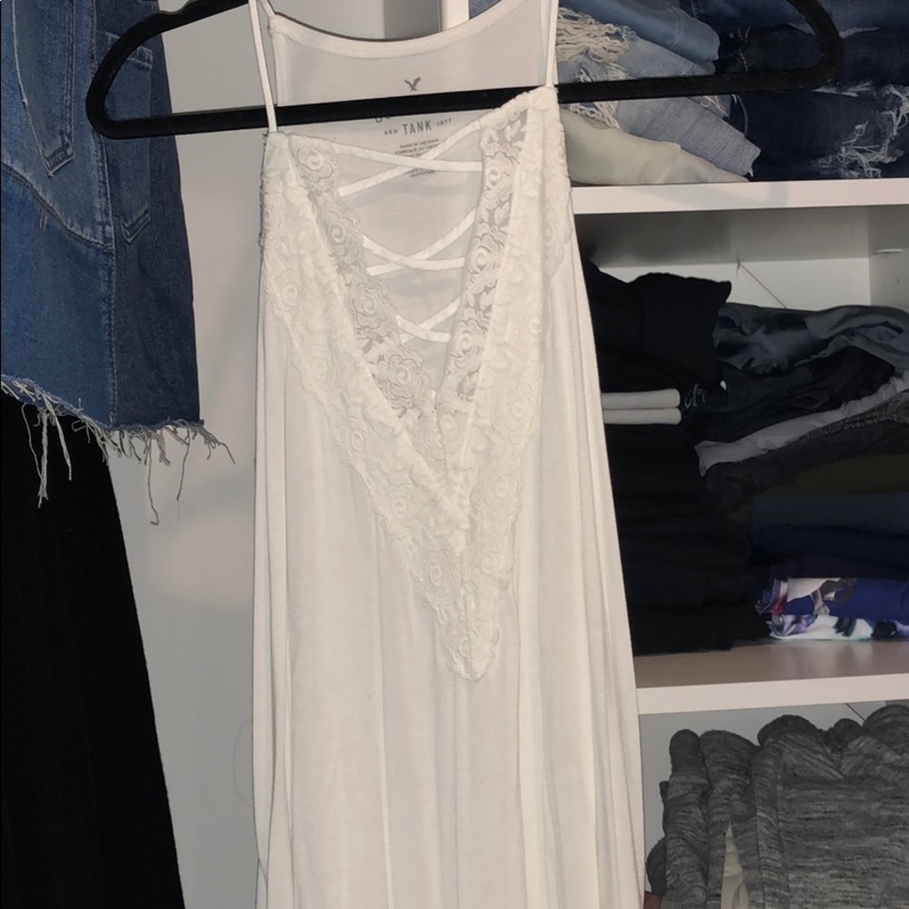White tank top